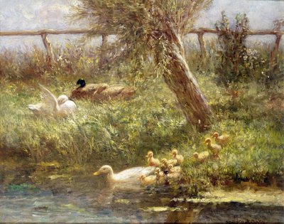 Canards et canetons - David Adolph Constant Artz